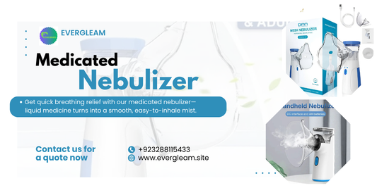 PORTABLE MESH NEBULIZER JSL_W302 FOR ADULT & KIDS