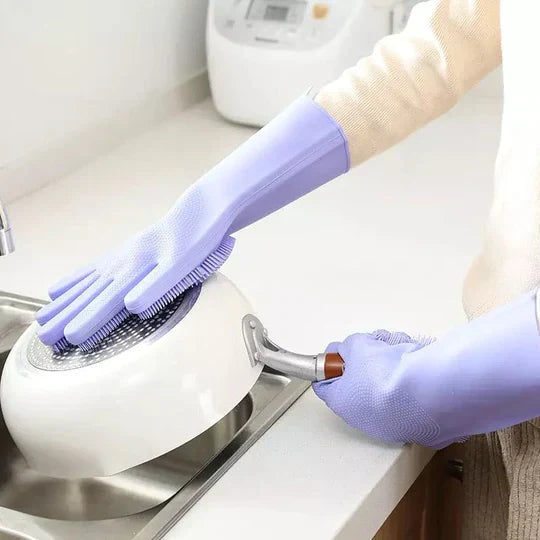 Bakra Eid Gloves PACK OF 2_Silicone Washing Gloves