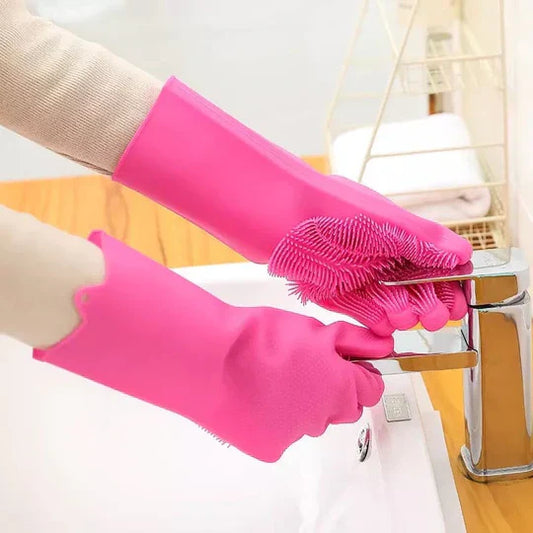 Bakra Eid Gloves PACK OF 2_Silicone Washing Gloves