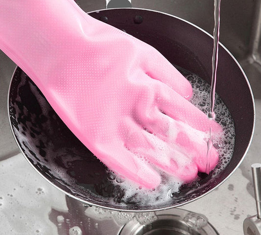 Bakra Eid Gloves PACK OF 2_Silicone Washing Gloves