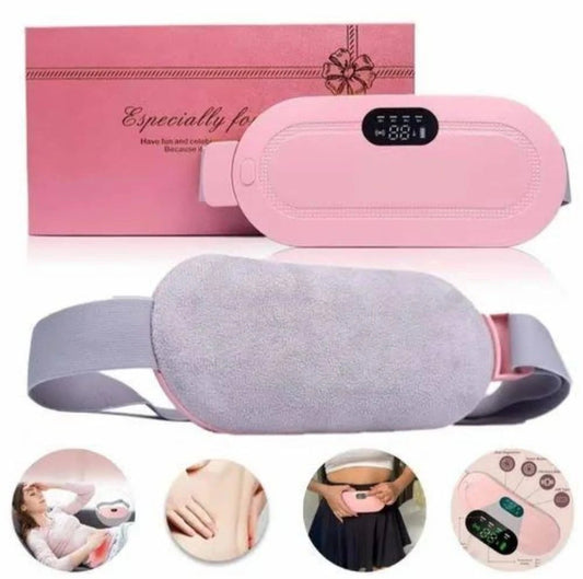 Rechargeable Period Cramps Relief Belt | Portable Cordless Heating Pad for Period Cramps