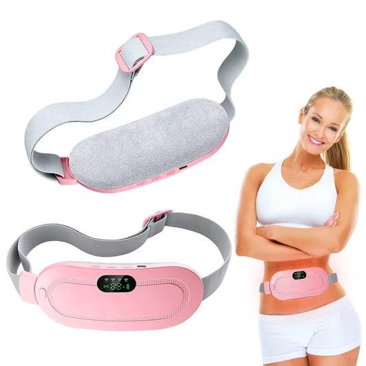 Rechargeable Period Cramps Relief Belt | Portable Cordless Heating Pad for Period Cramps