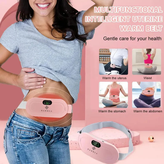 Rechargeable Period Cramps Relief Belt | Portable Cordless Heating Pad for Period Cramps