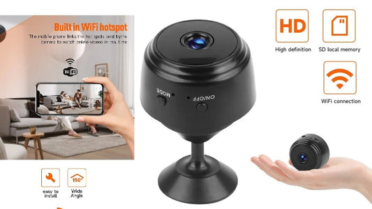 A9 Mini Wireless Hidden Camera – HD Video, Night Vision & Motion Detection for Home & Office Security