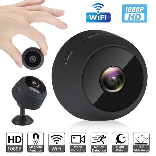 A9 Mini Wireless Hidden Camera – HD Video, Night Vision & Motion Detection for Home & Office Security