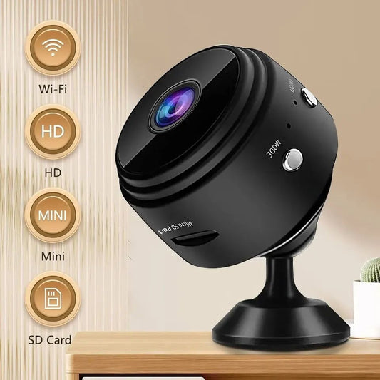 A9 Mini Wireless Hidden Camera – HD Video, Night Vision & Motion Detection for Home & Office Security