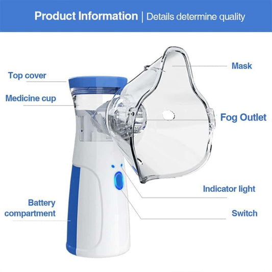 PORTABLE MESH NEBULIZER JSL_W302 FOR ADULT & KIDS