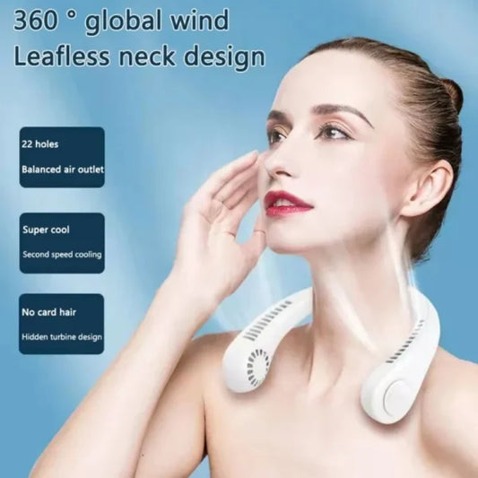 Mini Hanging Neck Fan with Usb Charging